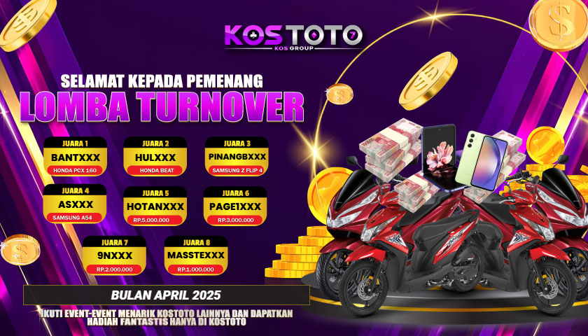 PEMENANG TURNOVER BULAN APRIL